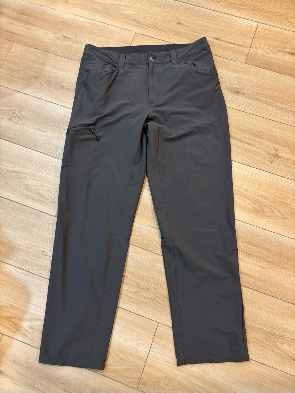 PATAGONIA quandary pants hiking 55176 stretch nylon Gray 34x30.5 5 Pocket